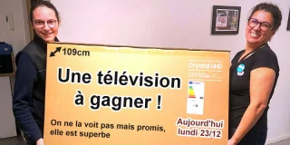Lundi 23 décembre, tentez de remporter une TV Samsung 4K, 109cm, avec les tickets à gratter ! ð¾