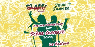 Scène ouverte slam au Bar'ouf de Cholet