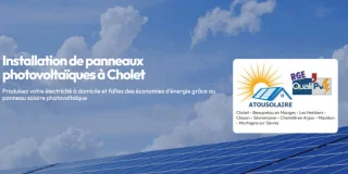 Création du site web d'Atousolaire, installateur de panneaux photovoltaïques