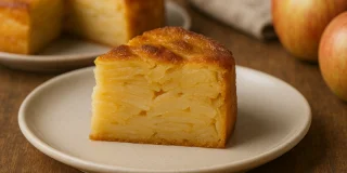 Recette du gâteau invisible aux pommes pour 6 à 8 personnes