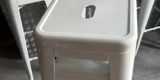 2 tabourets de bar en métal, Cholet