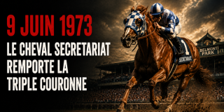 9 juin 1973 : le cheval de course Secretariat remporte la Triple Couronne