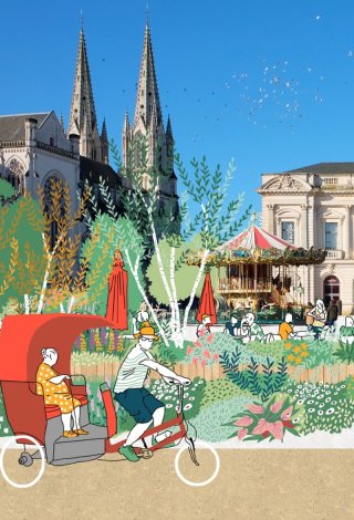 Et vous, comment imagineriez-vous la Place Travot de demain à Cholet ?