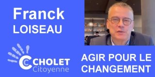Franck Loiseau. Tête de liste Cholet Citoyenne