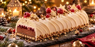 La bûche glacée, star des desserts de fêtes : ce que révèle le nouveau sondage OpinionWay