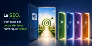Le SEO, c'est créer des portes d'entrées numériques ciblées