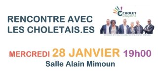 Municipales Cholet 2026 : rencontre avec les Choletais.es