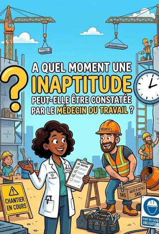 A quel moment une inaptitude peut-elle être constatée par le médecin du travail ?