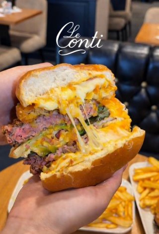 Le burger qui dégouline de gourmandise 😋 🍔