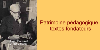 Patrimoine pédagogique : textes fondateurs