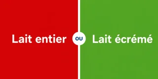 Quelle différence entre lait entier et demi écrémé ?