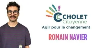 Romain Navier, membre de la liste Cholet Citoyenne, municipales Cholet 2026