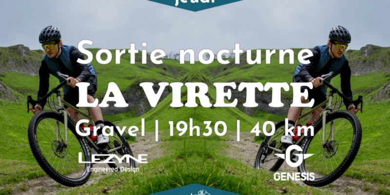Sorties vélos : gravel semki-nocturne