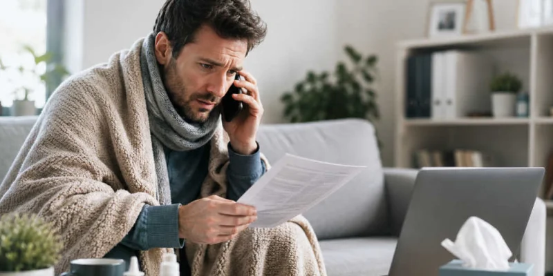 Travailler pendant un arrêt maladie : quelle réparation ?
